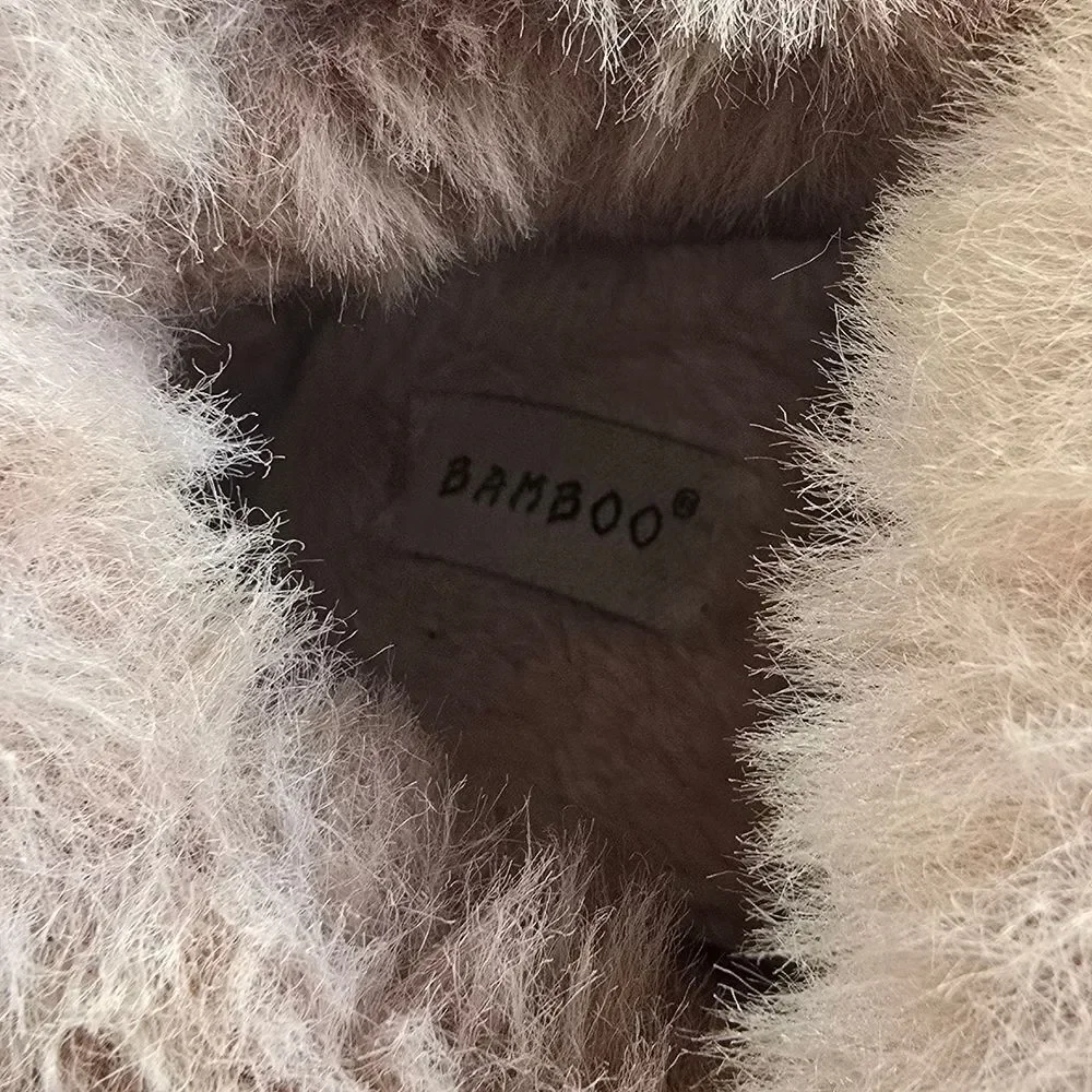 BAMBOO Plush Fur-Lined Slipper Shoes